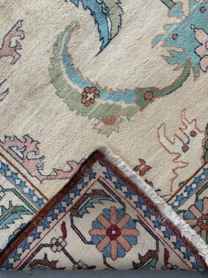 Turkish modern pale ground carpet (308 x 242cm)