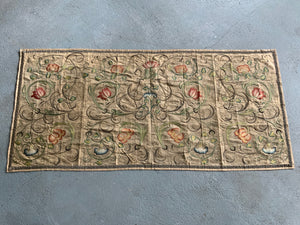 English Queen Anne antique embroidery (93 x 200cm)
