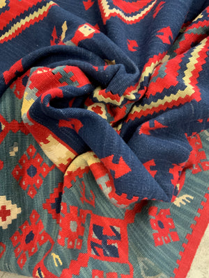 Turkish Sarkoy design large kilim carpet (355 x 276cm)