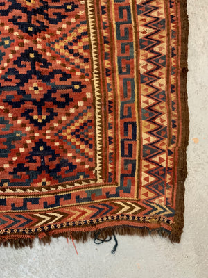 Uzbek dovetail tapestry bagface bagface (73 x 89cm)