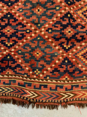 Uzbek dovetail tapestry bagface bagface (73 x 89cm)