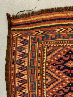 Uzbek dovetail tapestry bagface bagface (73 x 89cm)