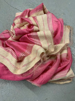 Ottoman striped silk (149 x 156cm)