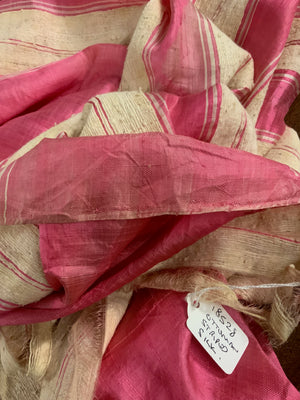 Ottoman striped silk (149 x 156cm)