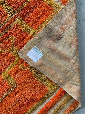 Turkish looped pile Tulu rug (144 x 117cm)