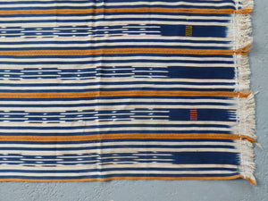 Cote D'Ivoire indigo ikat (143 x 102cm)