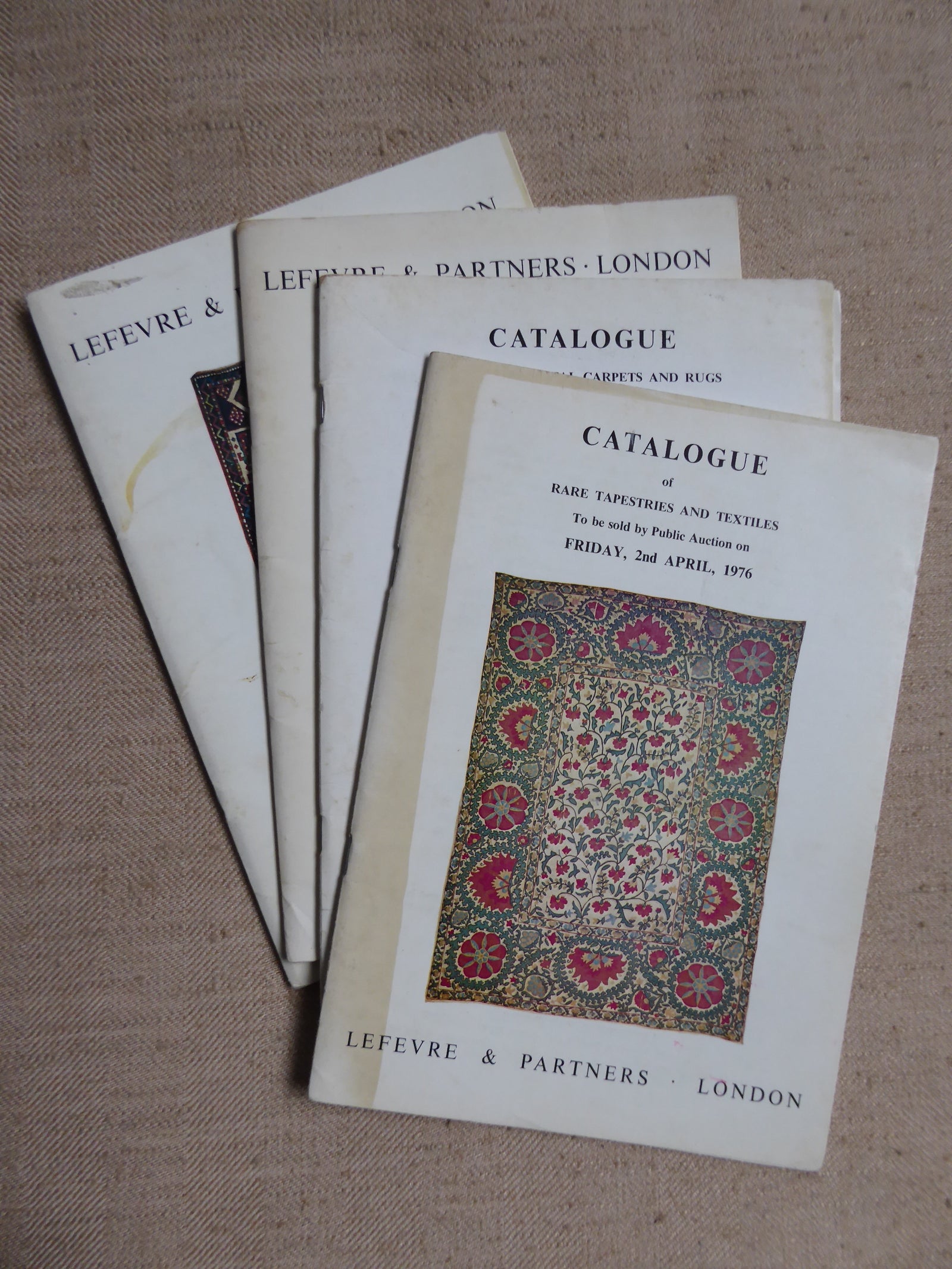 Lefevre : Auction catalogues from 1976