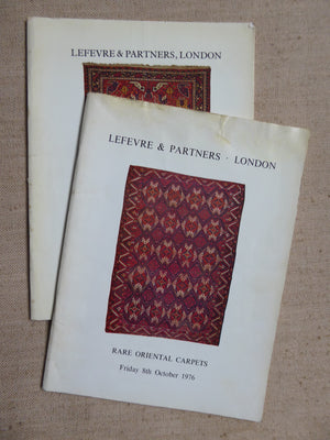 Lefevre : Auction catalogues from 1976