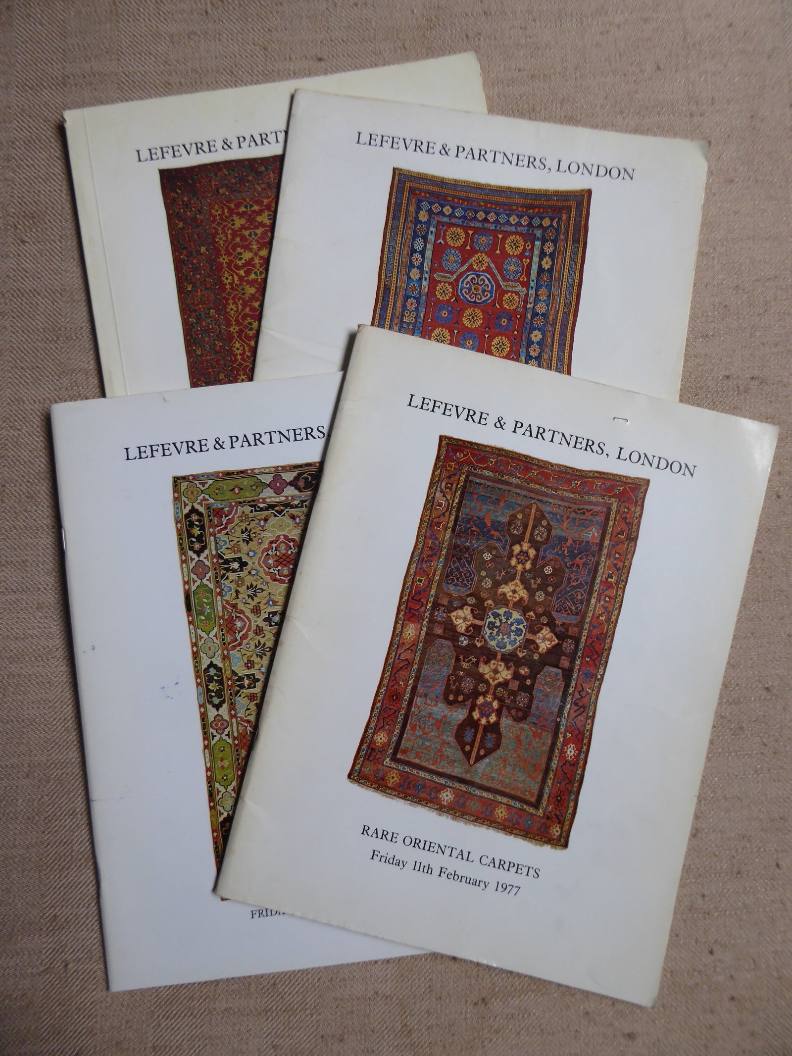 Lefevre : auction catalogues from 1977