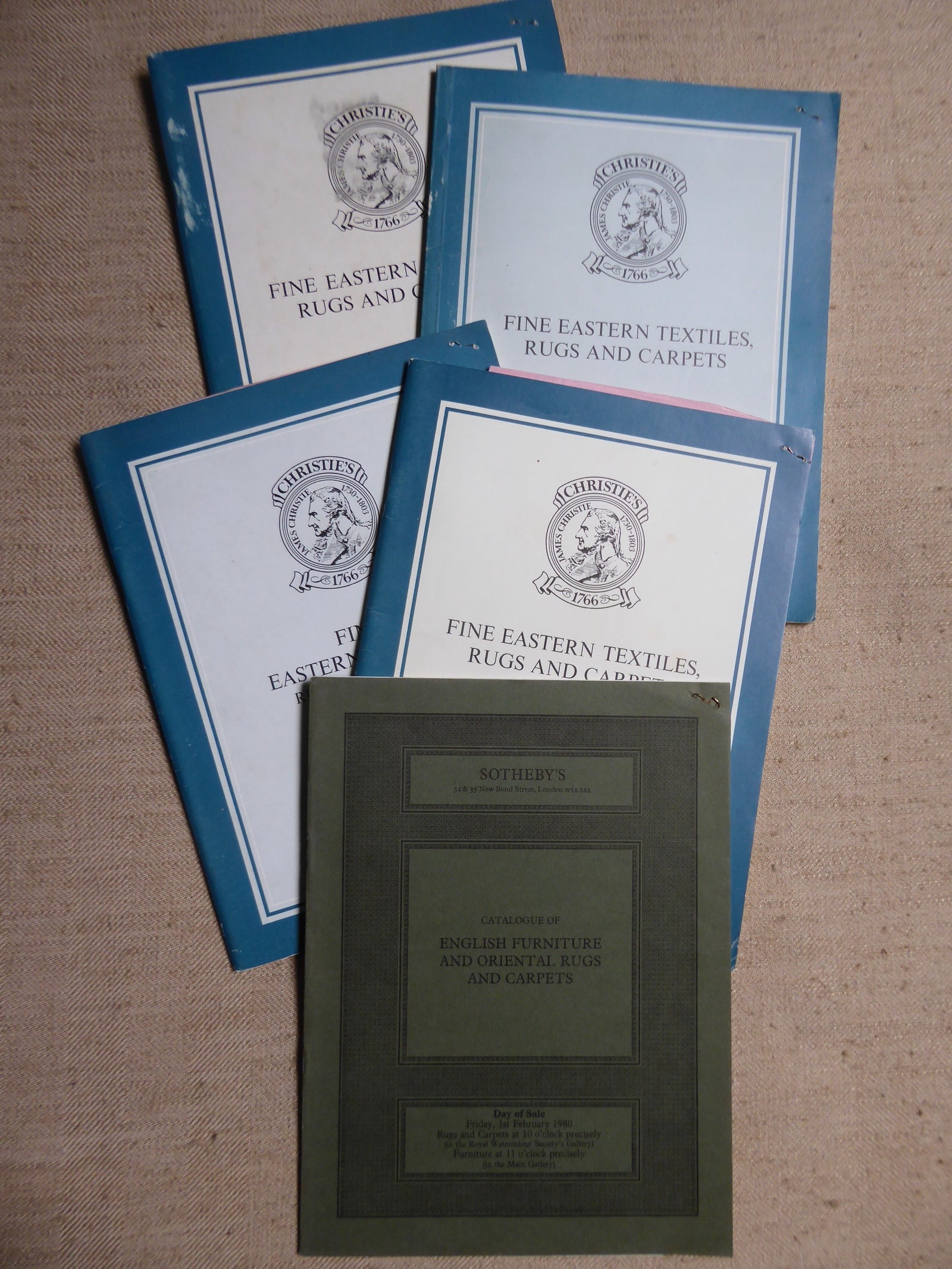 Christies and Sotheby's: auction catalogues from 1980