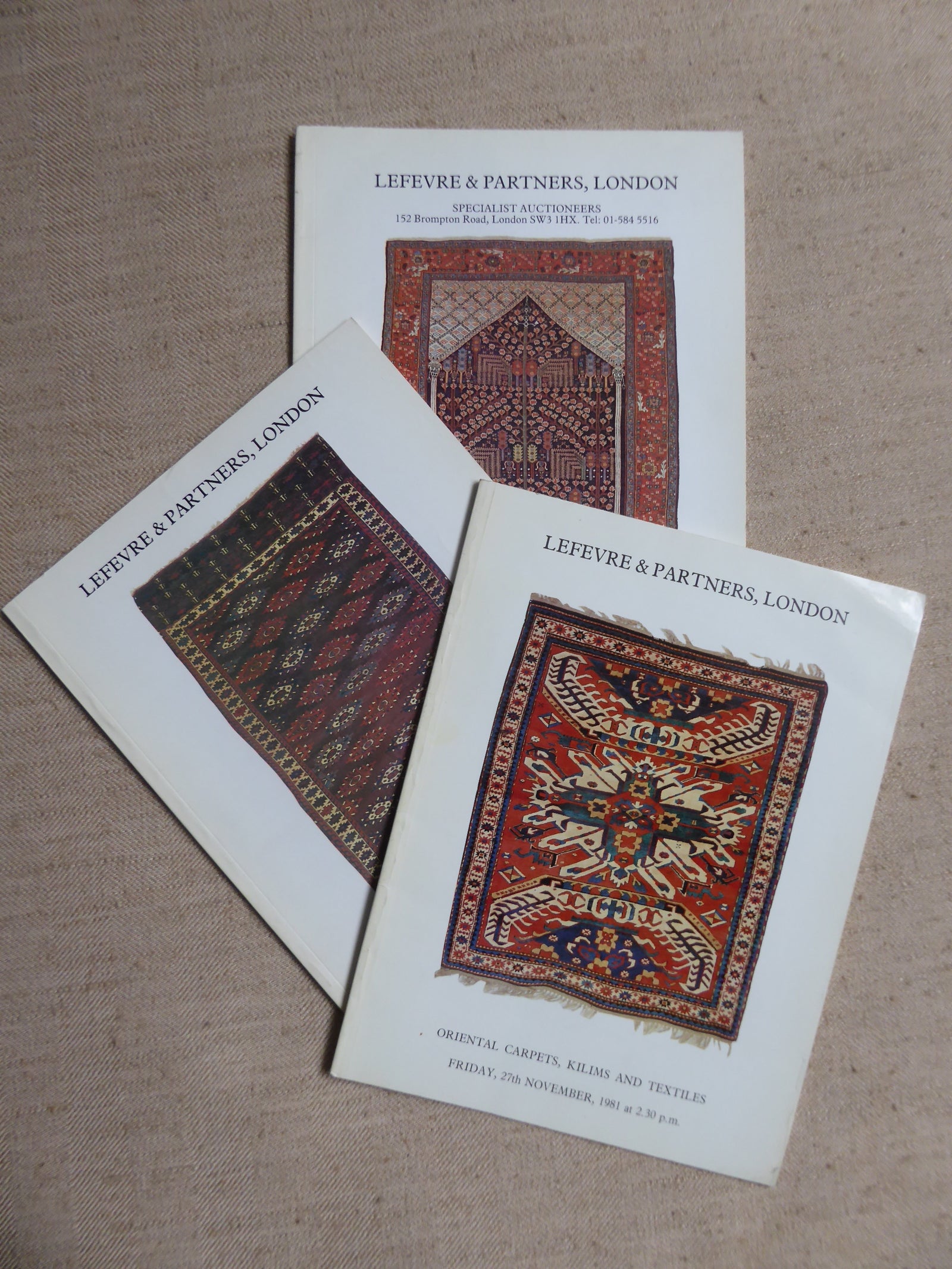 Lefevre : auction catalogues from 1981