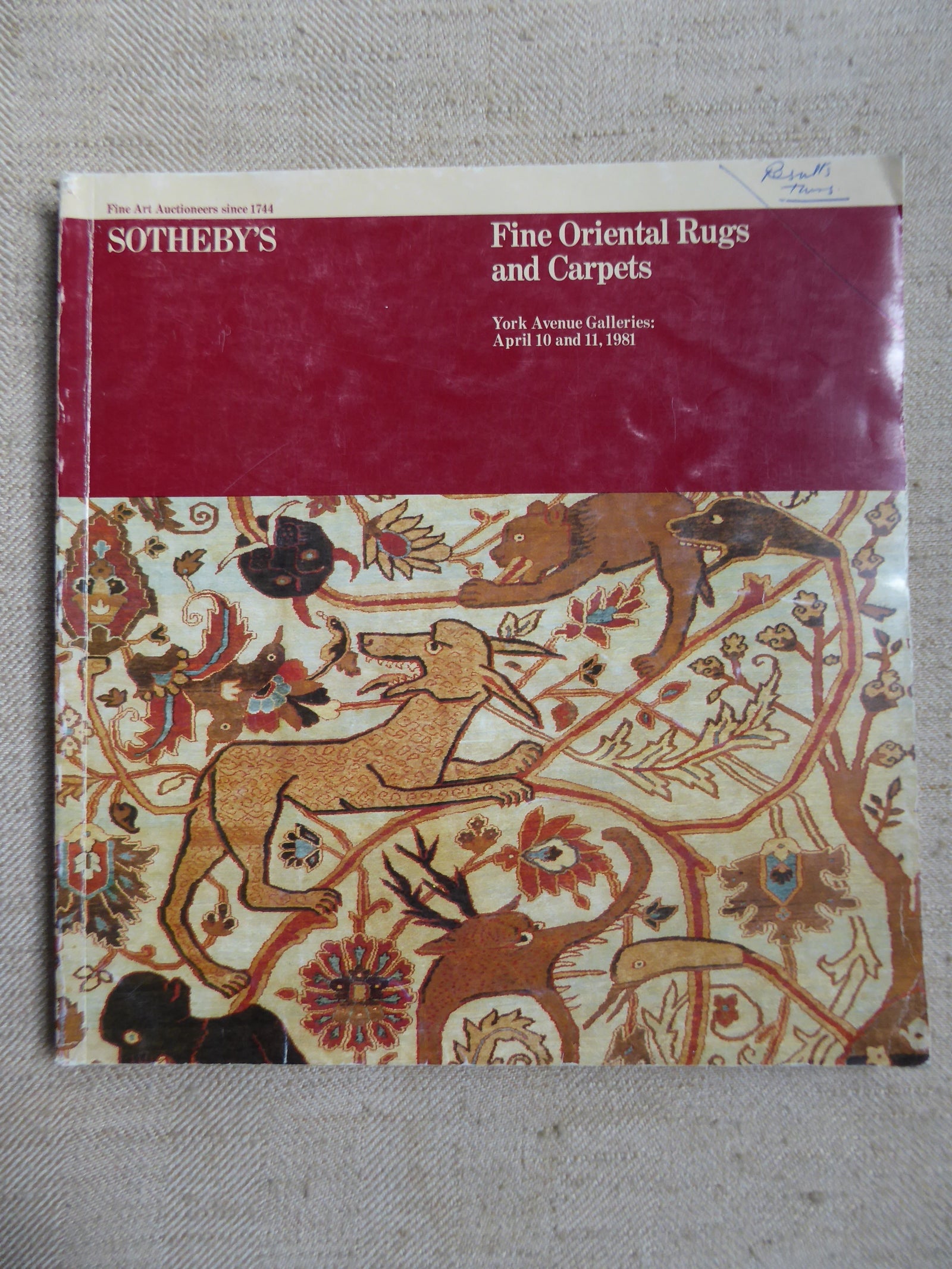 Sotheby's : New York auction catalogues1980/81