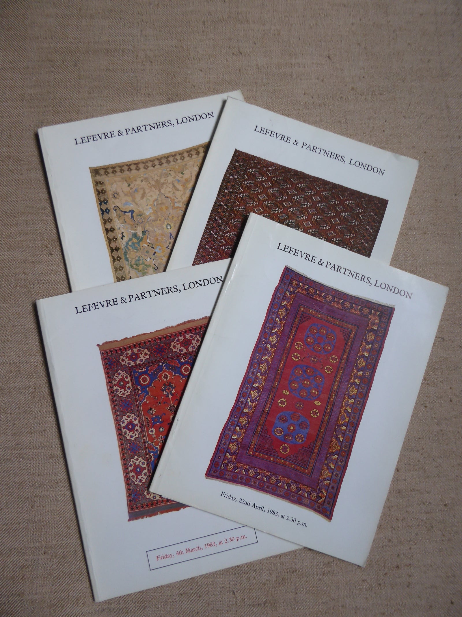 Lefevre : auction catalogues from 1983