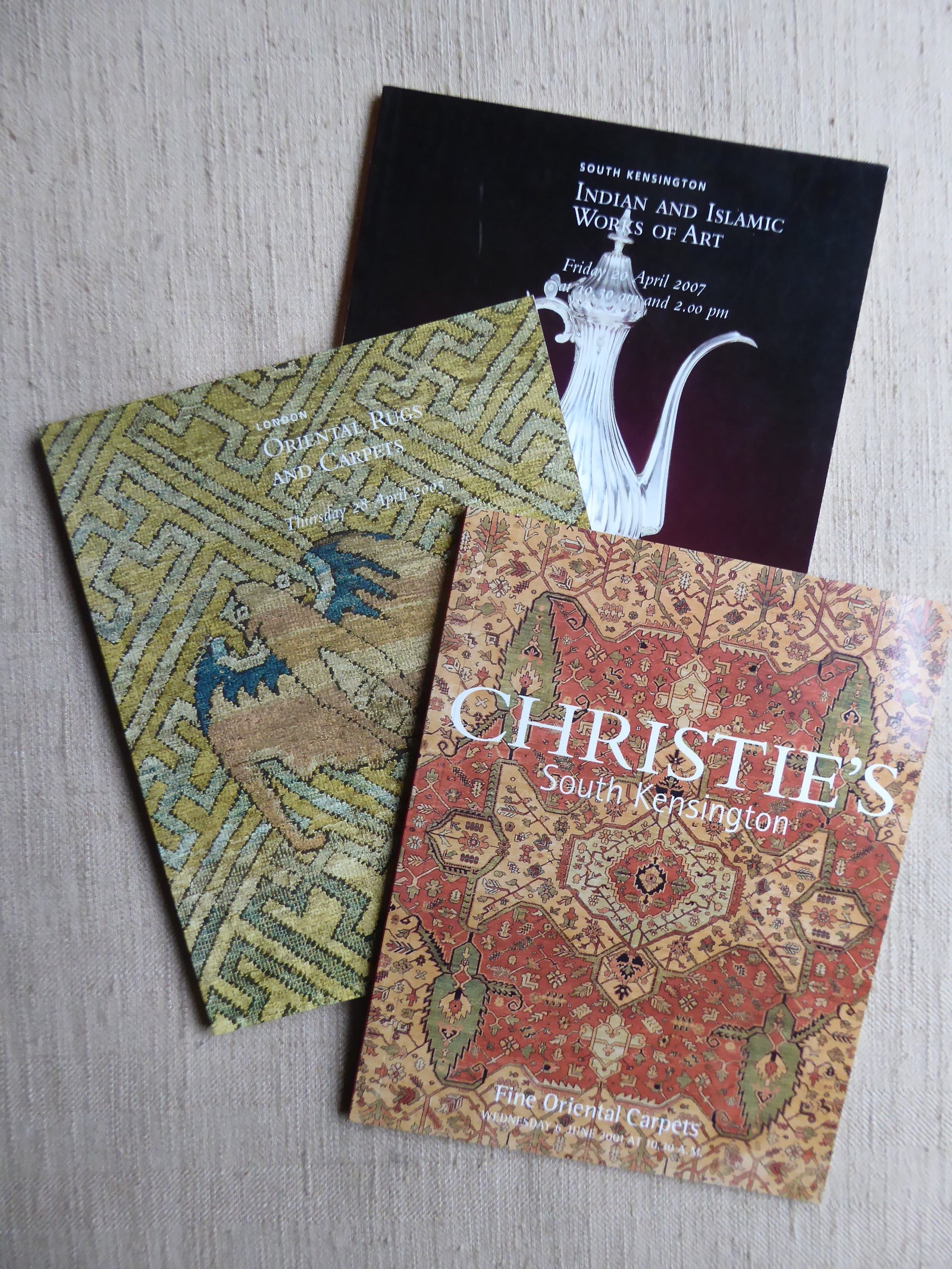Christie's : auction catalogues 2001, 2005 and 2007