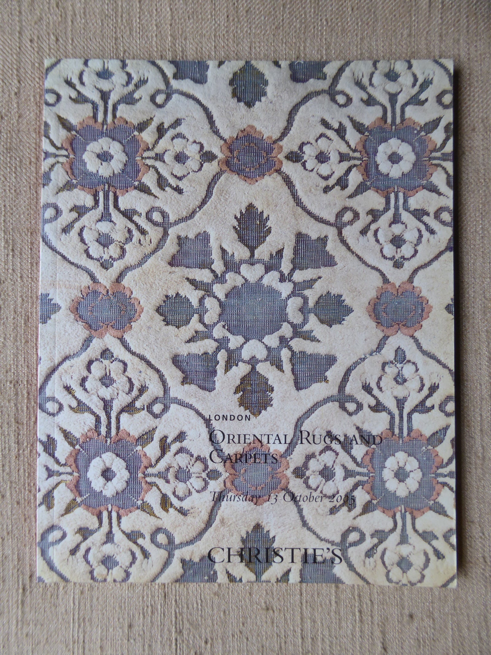 Christie's : Oriental Rugs and Carpets, Oct 2005
