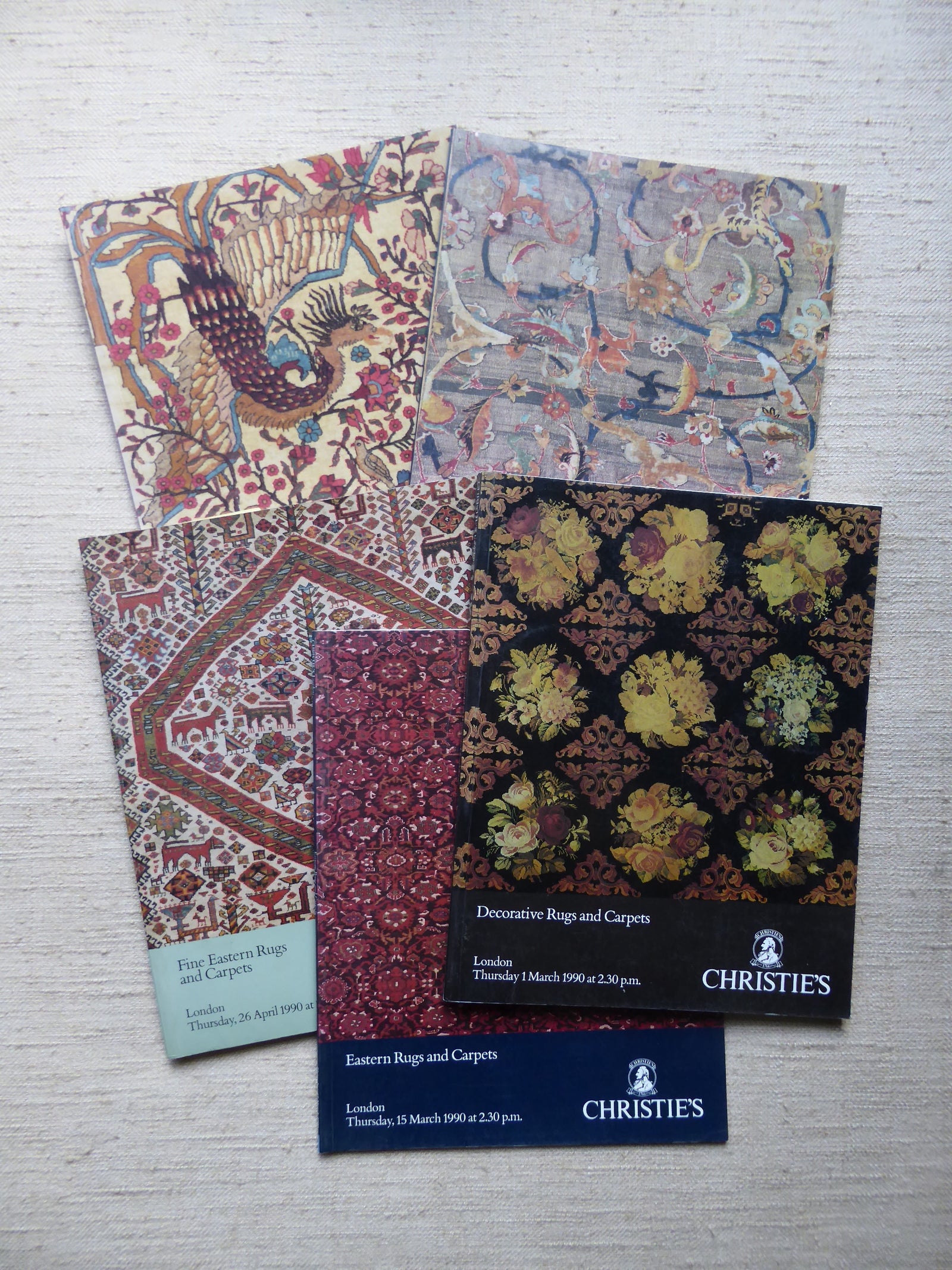 Christie's : five auction catalogues from 1990