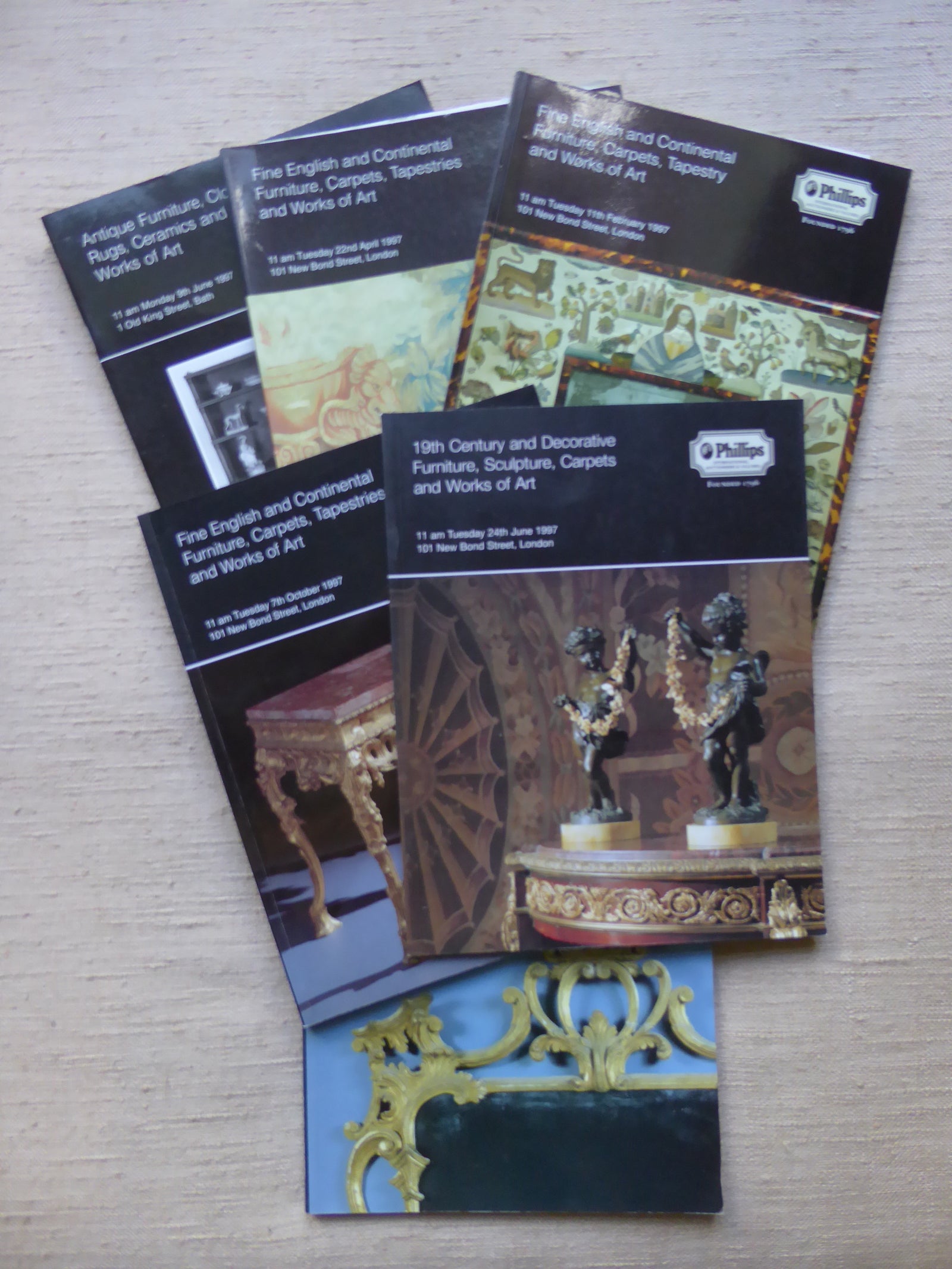 Phillips : six auction catalogues for 1997