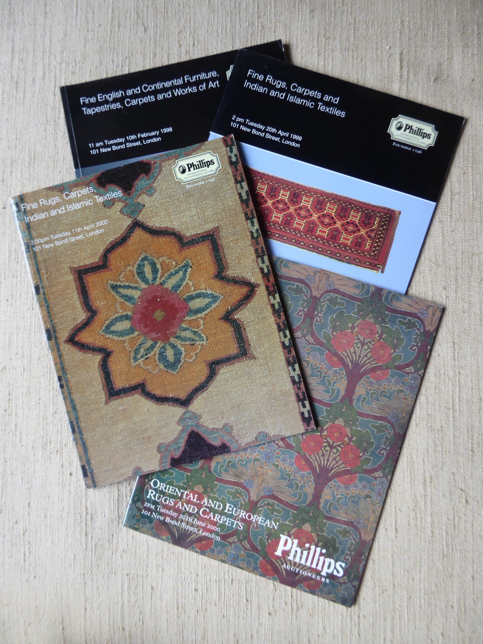 Phillips : four auction catalogues 1998 - 2000