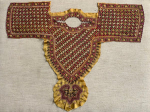 Kutch Memon aba marriage dress breast panel (106 x 83cm)