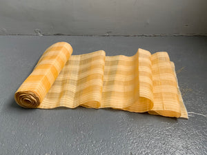 Late Ottoman Turkish silk gauze length (880 x 35cm)
