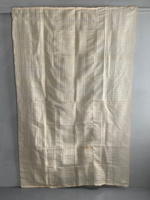 Late Ottoman chequered gauze day cover (236 x 152cm)
