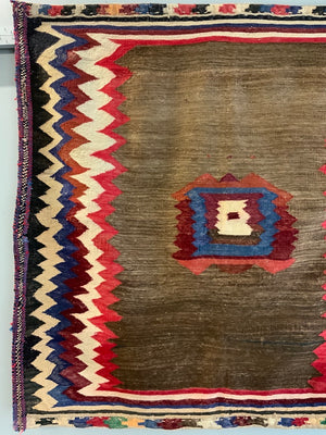 Semnan sofreh kilim (129 x 133cm)