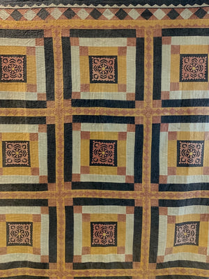 Indo-Pak Sindhi large appliqué relli bedcover (275 x 220cm)