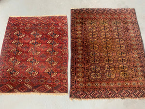 Turkmen Tekke antique small rug (120 x 96cm)