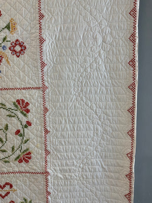 Pair of American Vintage Quilts by Bettie Lee (230 x 160cm)