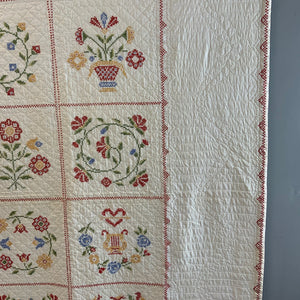 Pair of American Vintage Quilts by Bettie Lee (230 x 160cm)