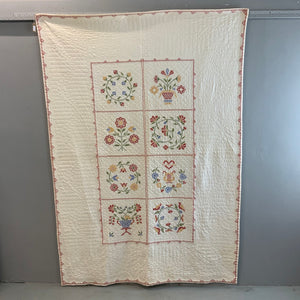 Pair of American Vintage Quilts by Bettie Lee (230 x 160cm)