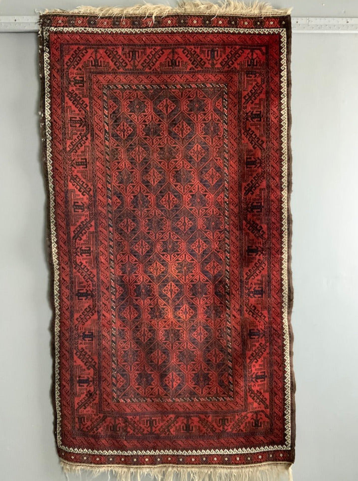 Balouch antique rug (198 x 108cm)