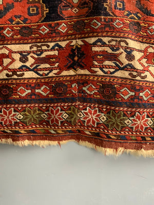 Afshar antique medallion rug (191 x 140cm)