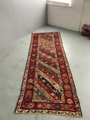 Southern Caucasus antique long rug (310 x 108cm)