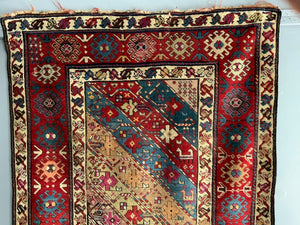 Southern Caucasus antique long rug (310 x 108cm)