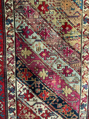 Southern Caucasus antique long rug (310 x 108cm)