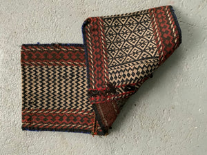 Louristan or Gashgai miniature panier khorjian (51 x 23cm)