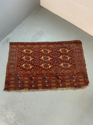Turkmen Kizil Ayak antique chuval bagface (74 x 117cm)