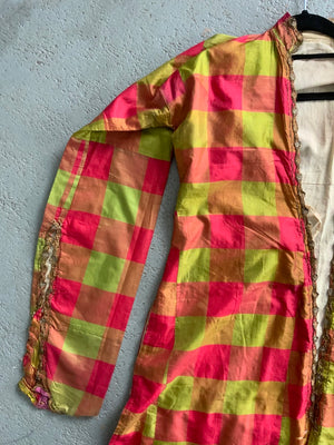 Ottoman antique silk Antari robe with a small bolero *AF