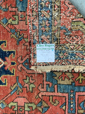 Karajah antique red ground rug (150 x 89cm)