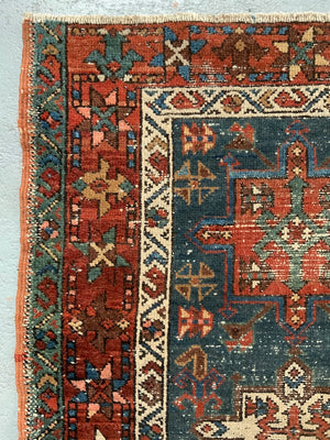 Karajah blue ground rug (122 x 81cm)