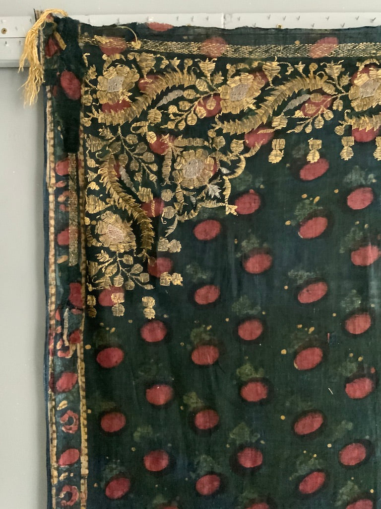 Turkish antique Kandili block print (139 x 86cm)