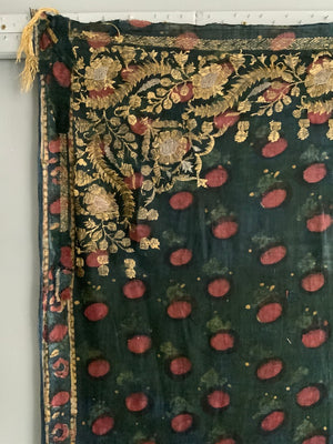 Turkish antique Kandili block print (139 x 86cm)