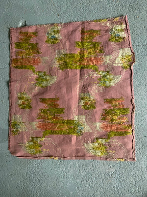French antique 18th cent silk brocade pieces [8]