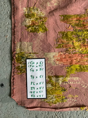 French antique 18th cent silk brocade pieces [8]