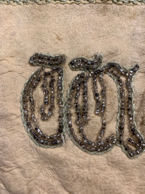 Canadian Cree buckskin purse (20cm)