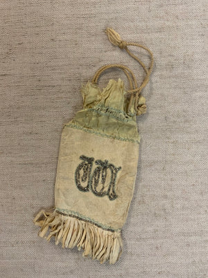 Canadian Cree buckskin purse (20cm)