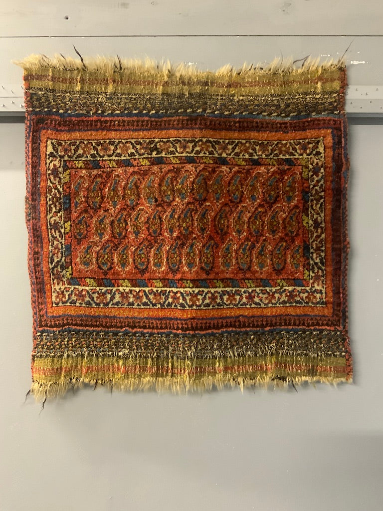 Neyriz  / Neris / Sirjan / Afshar miniature antique mat (60 x 60cm )