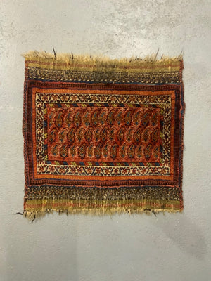 Neyriz  / Neris / Sirjan / Afshar miniature antique mat (60 x 60cm )