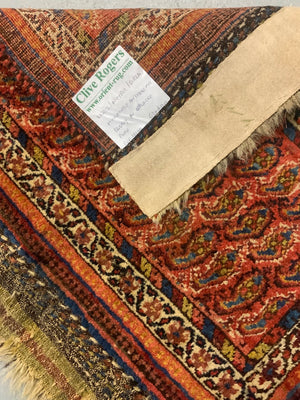 Neyriz  / Neris / Sirjan / Afshar miniature antique mat (60 x 60cm )